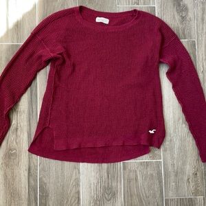 Hollister medium burgundy sweater